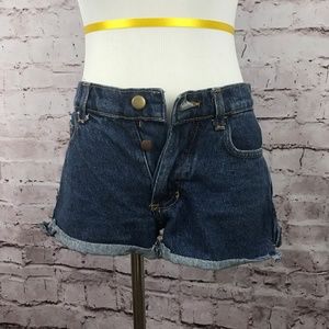 American Apparel High Waisted Denim Shorts